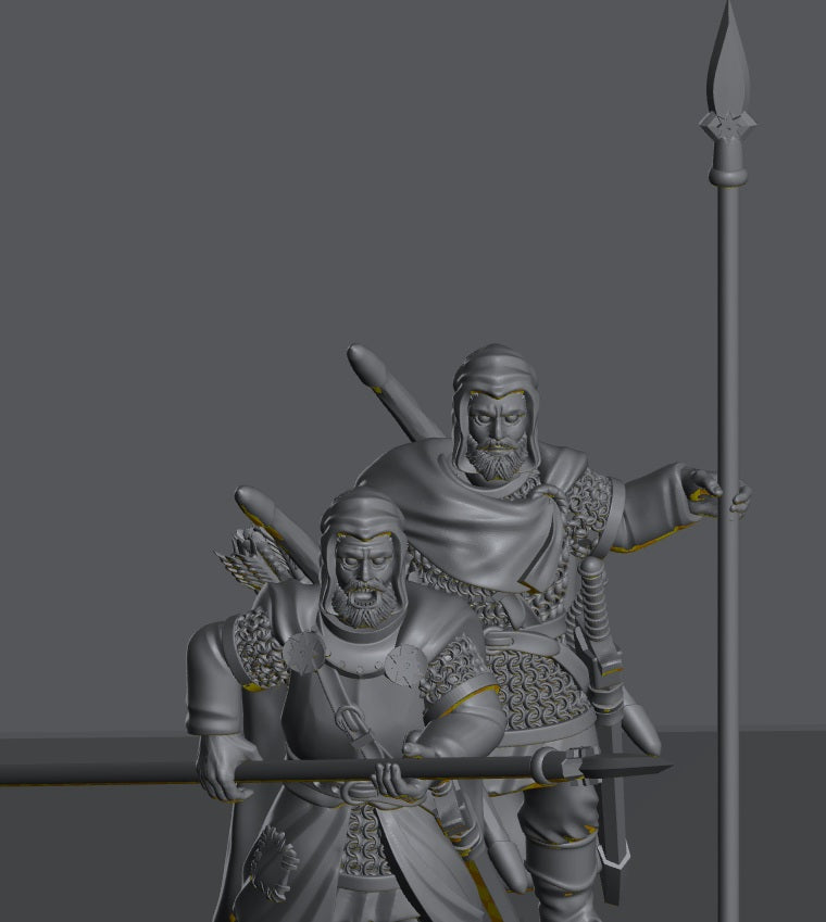 Human Rangers | 28mm Scale Fantasy Infantry Miniatures