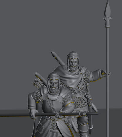 Human Rangers | 28mm Scale Fantasy Infantry Miniatures
