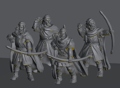 Human Rangers | 28mm Scale Fantasy Infantry Miniatures