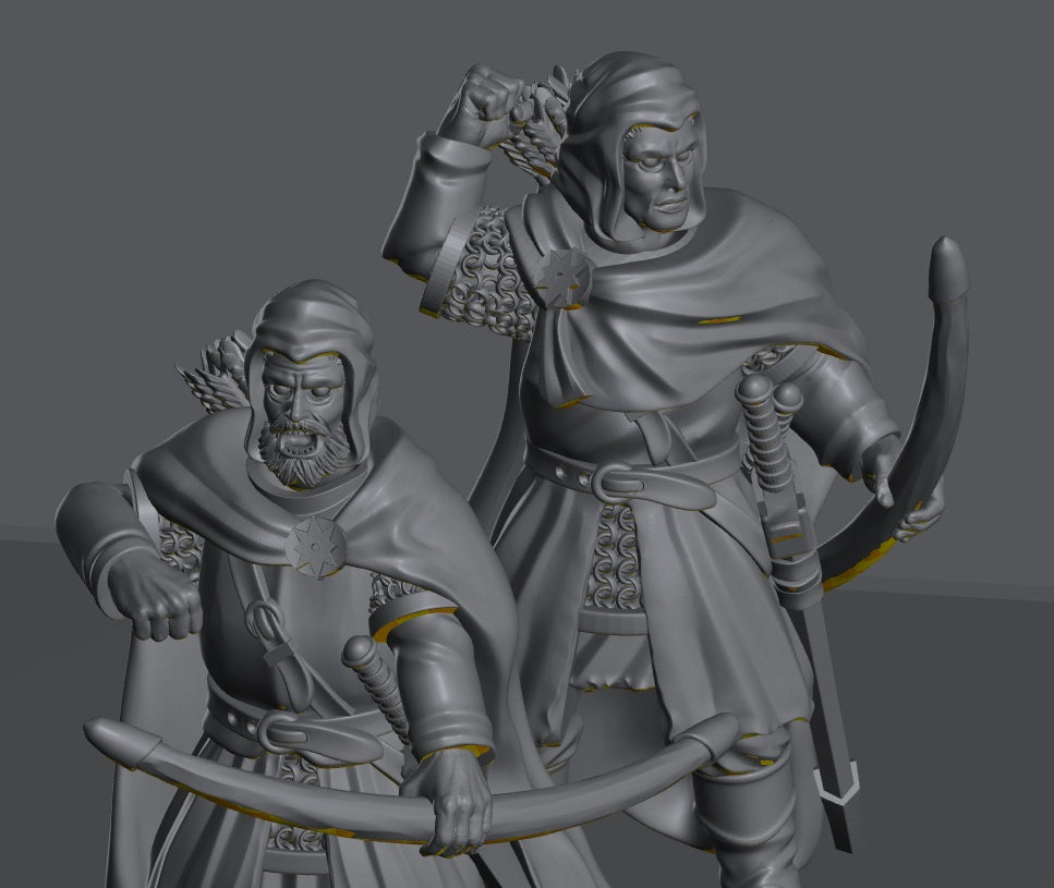 Human Rangers | 28mm Scale Fantasy Infantry Miniatures