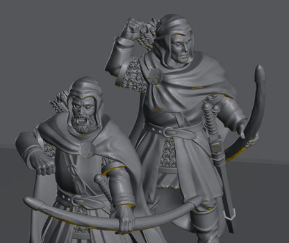 Human Rangers | 28mm Scale Fantasy Infantry Miniatures