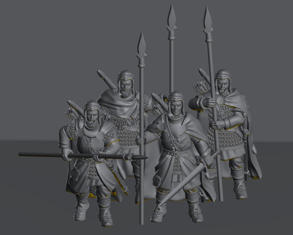 Human Rangers | 28mm Scale Fantasy Infantry Miniatures