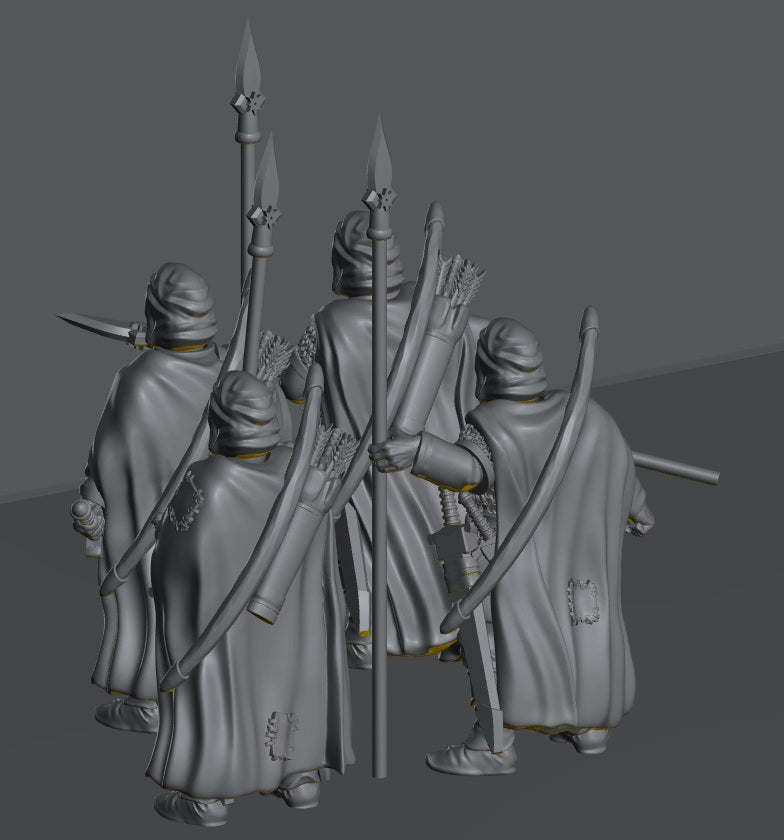 Human Rangers | 28mm Scale Fantasy Infantry Miniatures