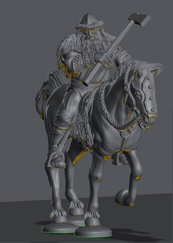 Hillmen Raiders Riders | 28mm Scale Fantasy Infantry Miniatures