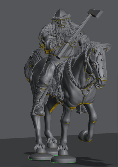 Hillmen Raiders Riders | 28mm Scale Fantasy Infantry Miniatures