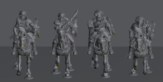 Savage Hillmen Riders | 28mm Scale Fantasy Infantry Miniatures