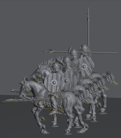 Hillmen Wildling Riders | 28mm Scale Fantasy Infantry Miniatures
