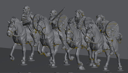 Savage Hillmen Riders | 28mm Scale Fantasy Infantry Miniatures