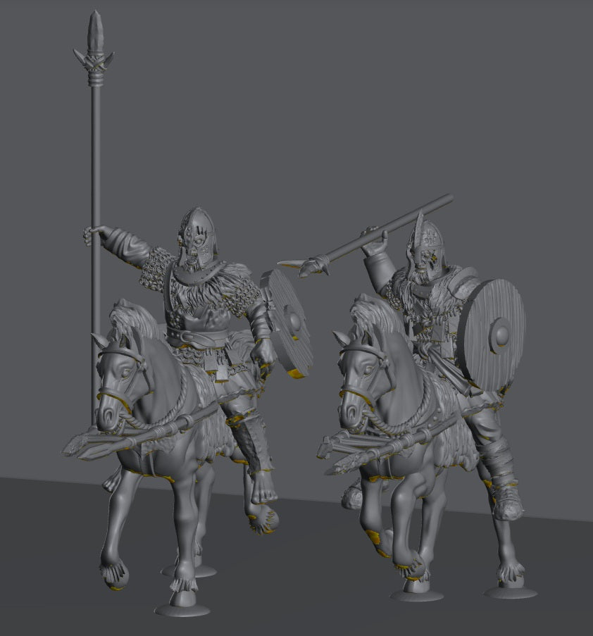 Hillmen Wildling Riders | 28mm Scale Fantasy Infantry Miniatures