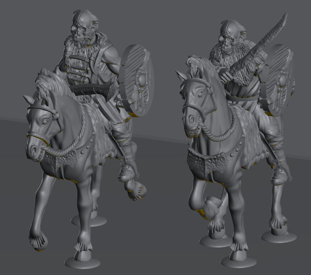 Savage Hillmen Riders | 28mm Scale Fantasy Infantry Miniatures