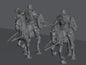 Hillmen Wildling Riders | 28mm Scale Fantasy Infantry Miniatures