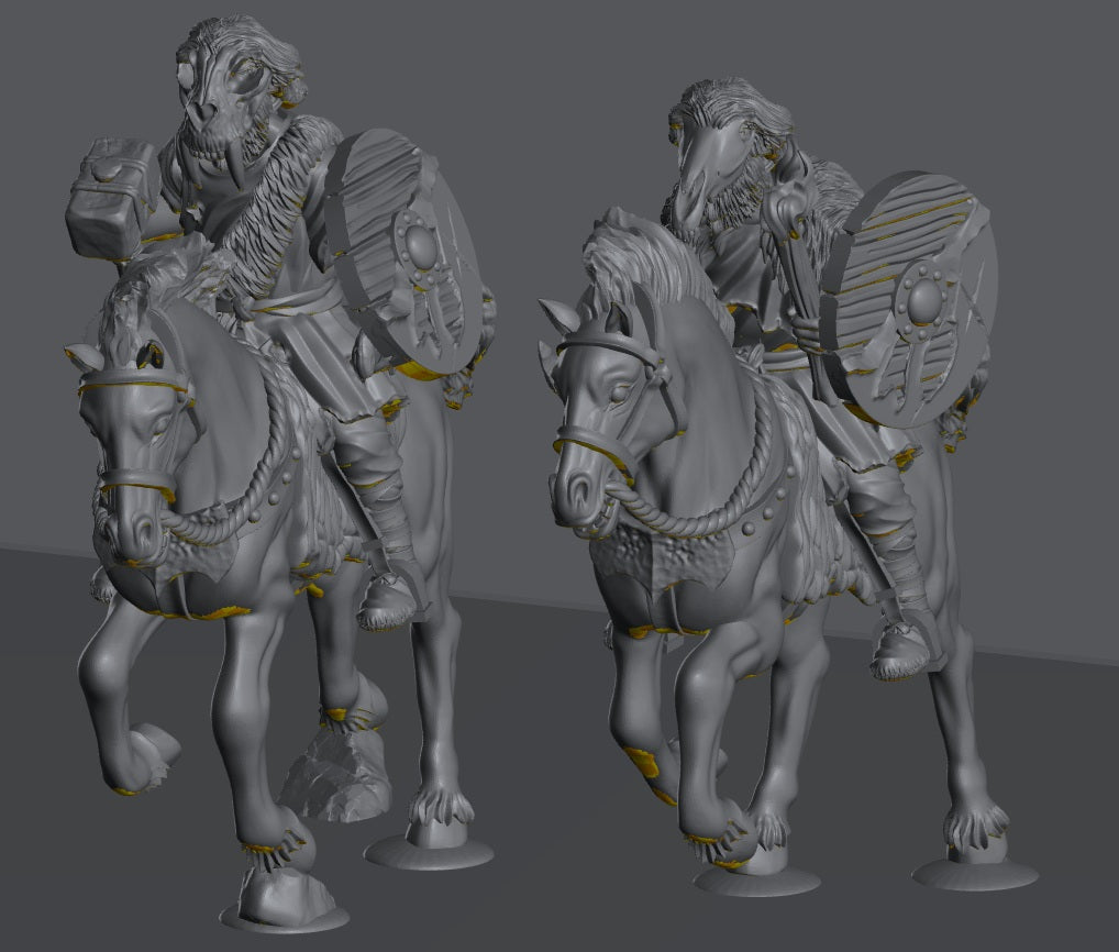 Savage Hillmen Riders | 28mm Scale Fantasy Infantry Miniatures
