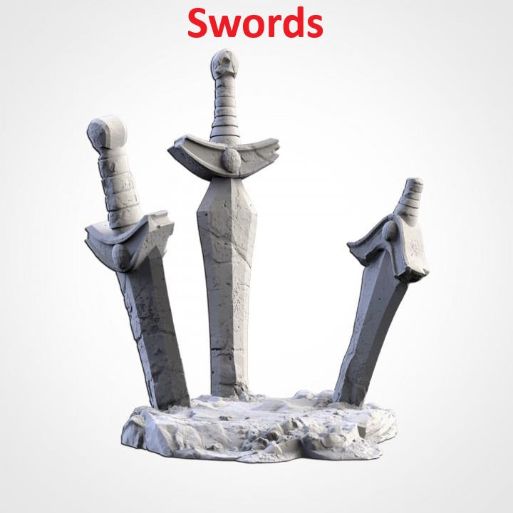 Ruins and Statues | 32/28mm Wargaming Scenery and Miniature Terrain