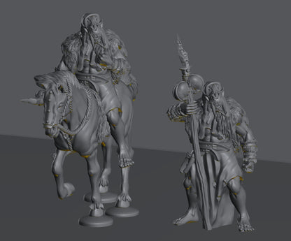 Savage Hillmen Shaman | 28mm Scale Fantasy Infantry Miniatures