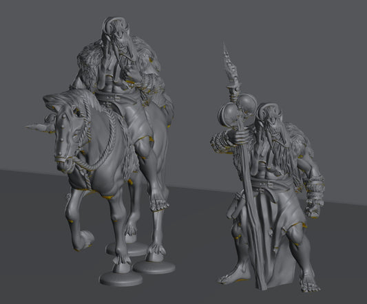 Savage Hillmen Shaman | 28mm Scale Fantasy Infantry Miniatures