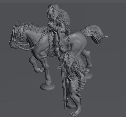 Savage Hillmen Shaman | 28mm Scale Fantasy Infantry Miniatures