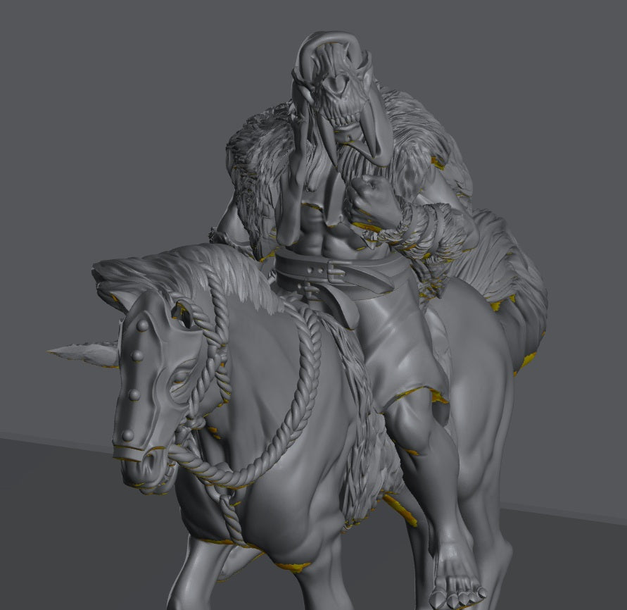 Savage Hillmen Shaman | 28mm Scale Fantasy Infantry Miniatures