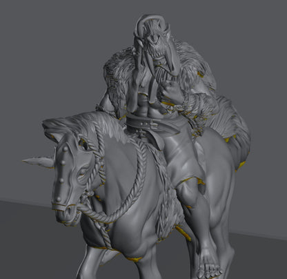 Savage Hillmen Shaman | 28mm Scale Fantasy Infantry Miniatures