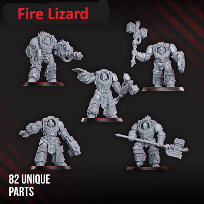 Destroyers | 32/28mm Heroic-Scale Sci-Fi Heavy Power Armour Infantry