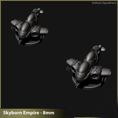 Skyborn Vulture Tanks | 8mm Epic Scale Sci-Fi Walker Miniature