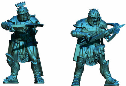 Warbreed Orc Warriors | 28mm Scale Fantasy Infantry Miniatures