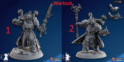 Corrupted Militum Heroes | 32/28mm Heroic-Scale Sci-Fi Heavy Power Armour Infantry Leader