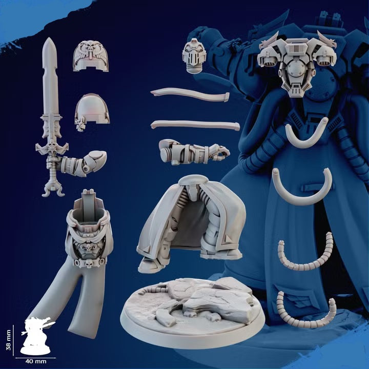 Warp Bringer | 32/28mm Heroic-Scale Sci-Fi Leader