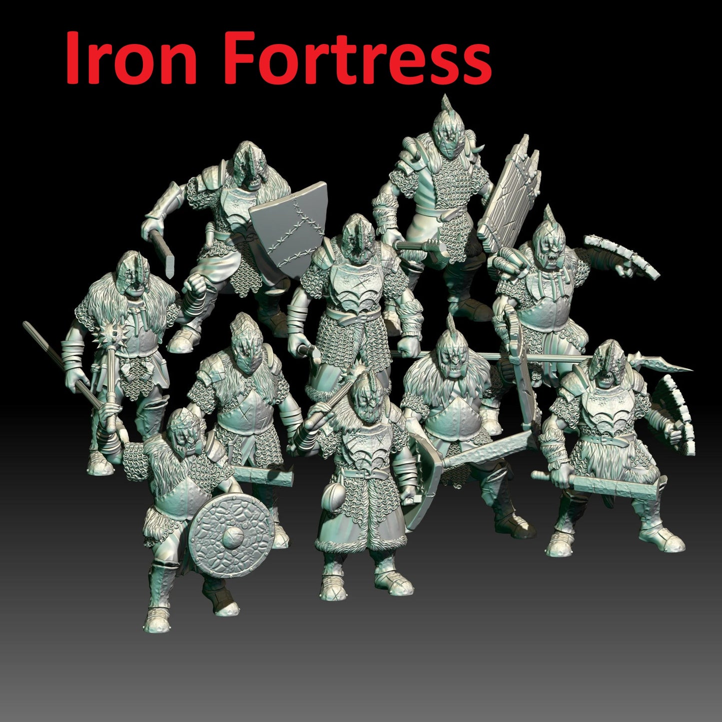 Orc Warriors | 28mm Scale Fantasy Infantry Miniatures
