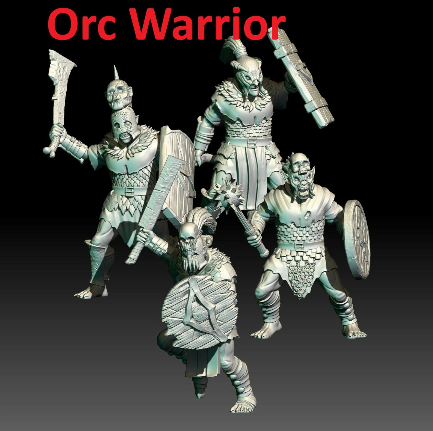 Orc Warriors | 28mm Scale Fantasy Infantry Miniatures