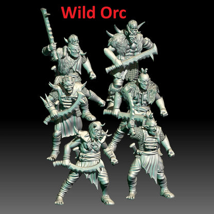 Orc Warriors | 28mm Scale Fantasy Infantry Miniatures