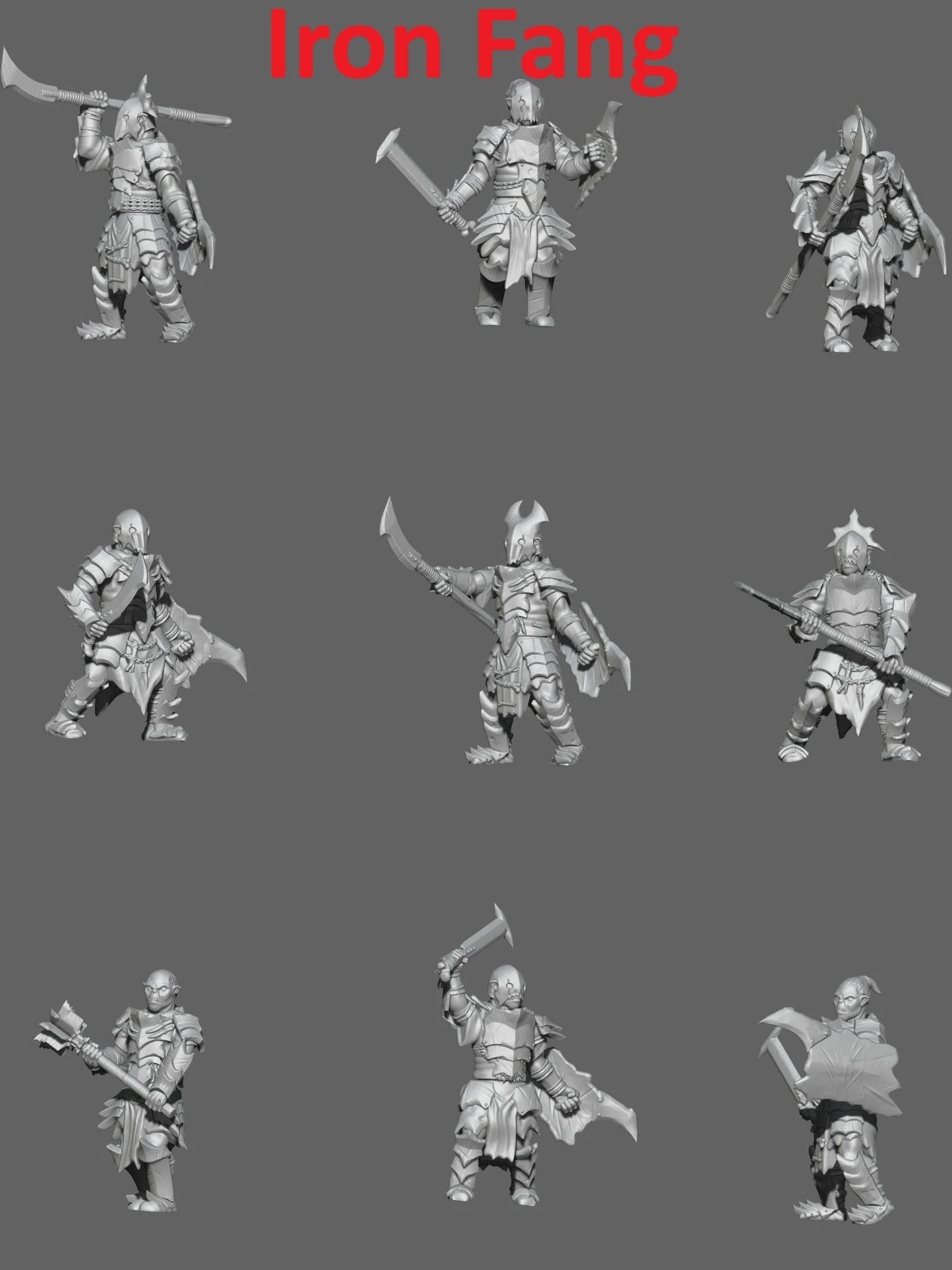 Orc Warriors | 28mm Scale Fantasy Infantry Miniatures