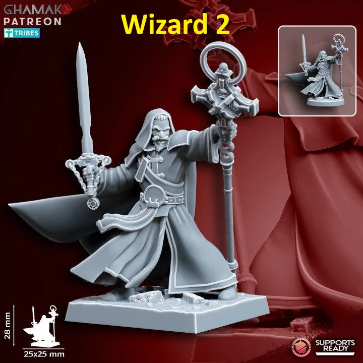 The Human Empire Heroes | 28mm Heroic-Scale Fantasy Infantry Miniatures