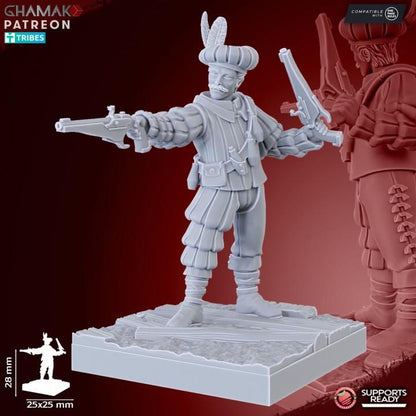 The Human Empire Ranged Infantrymen | 28mm Heroic-Scale Fantasy Infantry Miniatures