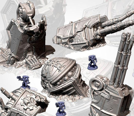 Mega Titan Destroyed | 32/28mm Wargaming Scenery and Miniature Terrain