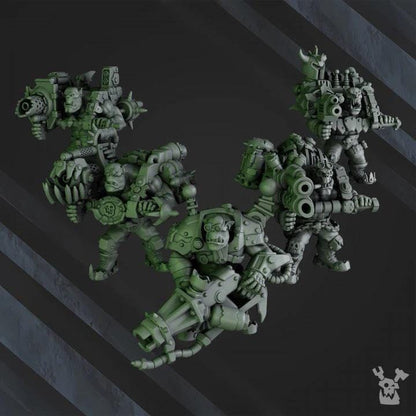 Porkaz Maraderz Mob | 32/28mm Heroic-Scale Sci-Fi Infantry Miniatures