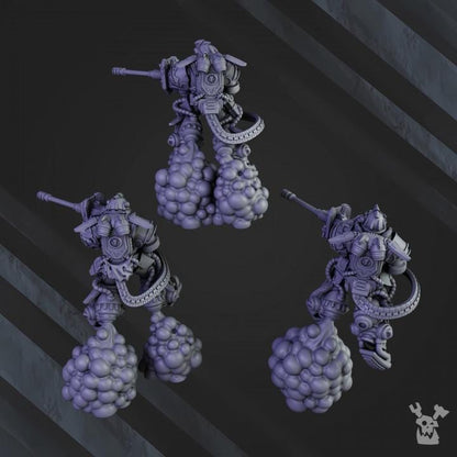 Clan Depressors | 32/28mm Heroic-Scale Sci-Fi Power Armoured Heavy Infantry