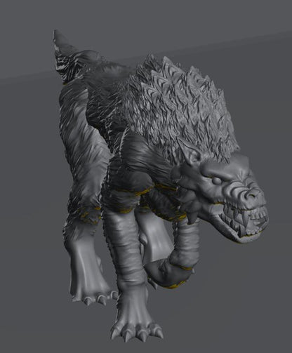 Feral Wolves | 28mm Scale Fantasy Beast Miniatures