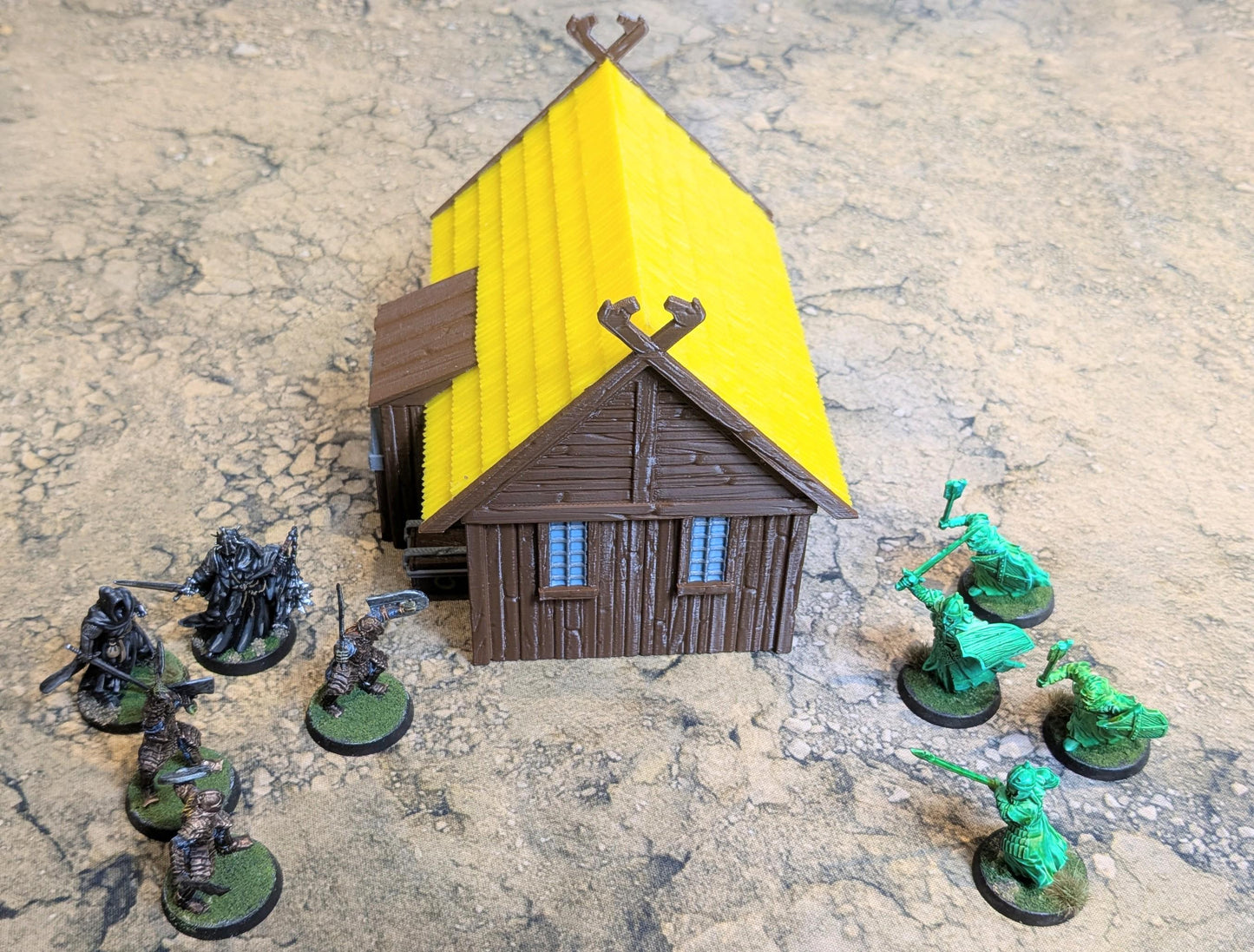 Multi Colour Master Ring Village | 32/28mm Wargaming Scenery and Miniature Terrain