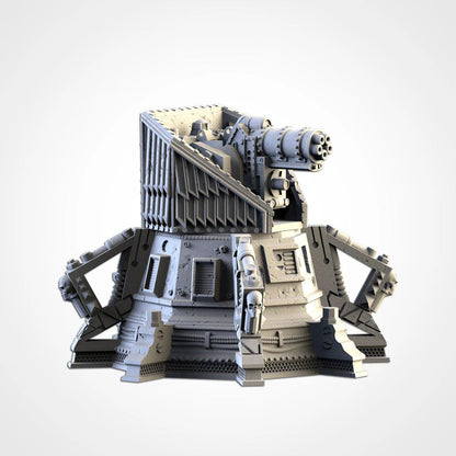 Sci Fi Defense Turret | 32/28mm Wargaming Scenery and Miniature Terrain