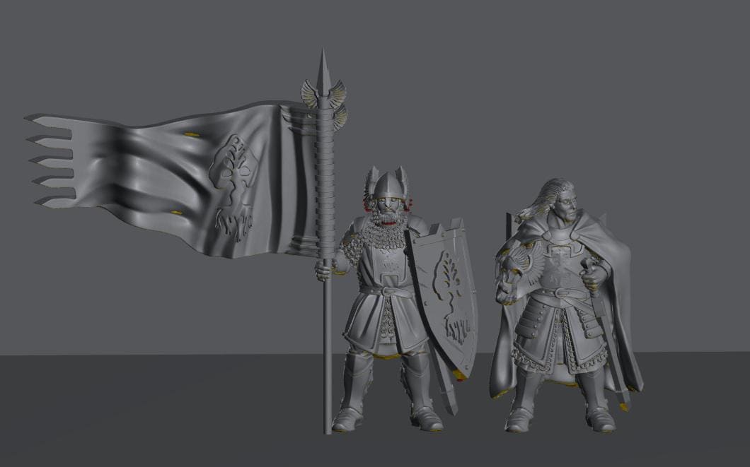 White City Command | 28mm Scale Fantasy Infantry Miniatures