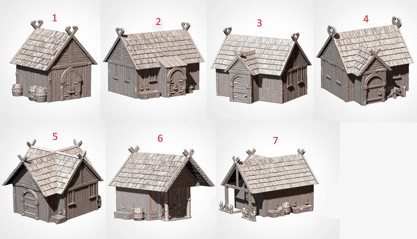 Multi Colour Master Ring Village | 32/28mm Wargaming Scenery and Miniature Terrain