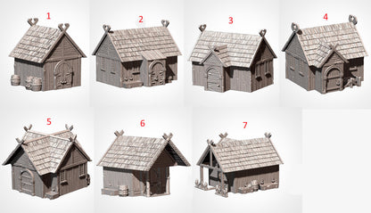 Multi Colour Master Ring Village | 32/28mm Wargaming Scenery and Miniature Terrain