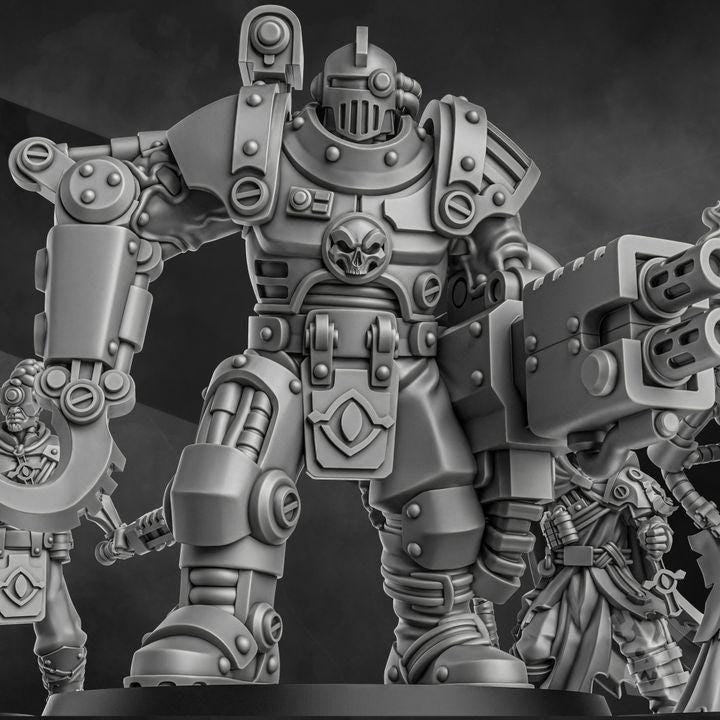 Holy Department of Heretical Investigations | 32/28mm Heroic-Scale Sci-Fi  Infantry Miniatures