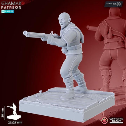The Human Empire Ranged Infantrymen | 28mm Heroic-Scale Fantasy Infantry Miniatures