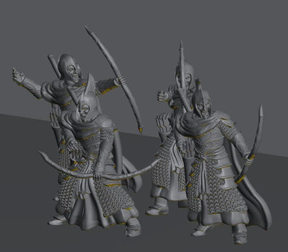Oathbreaker Elven Warriors | 28mm Scale Fantasy Infantry Miniatures