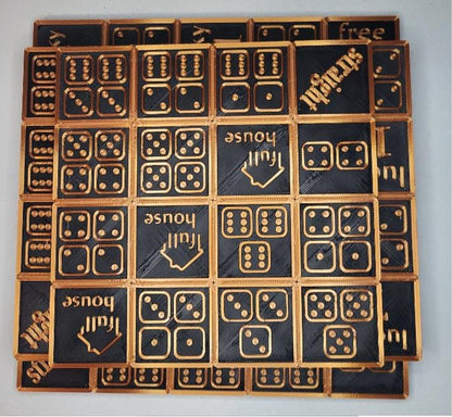 Dice Poker Board | PLA Multi Colour Board Game