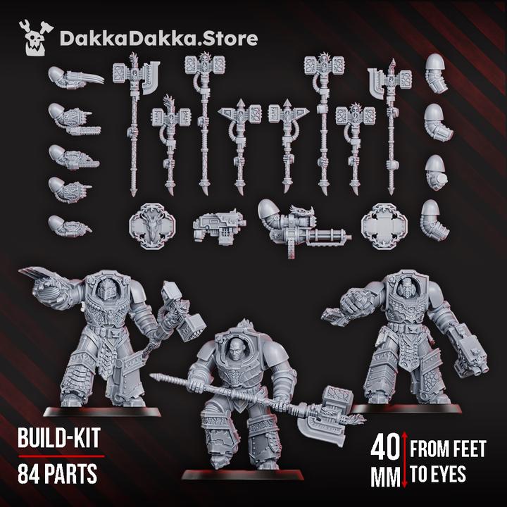 Destroyers | 32/28mm Heroic-Scale Sci-Fi Heavy Power Armour Infantry