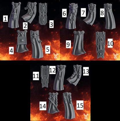 Pactum Aeternum Conversion Bits | Weapons, Shield and Armour Accessories for 28-32mm Sci-Fi Miniatures