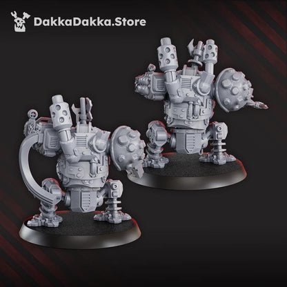 Porkaz Slasher Noids | 32/28mm Heroic-Scale Sci-Fi Walker Miniatures