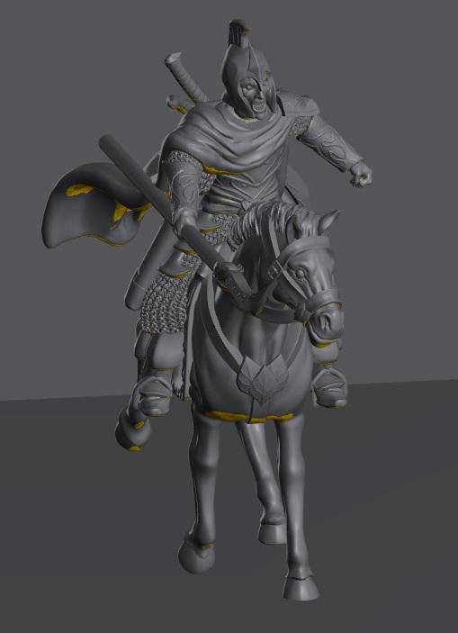 Oathbreaker Elven Knights | 28mm Scale Fantasy Cavalry Miniatures